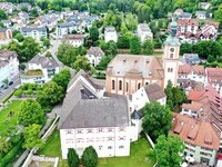 Luftbild Tiengen (Bildnachweis: Mit freundlicher Genehmigung der Stadtverwaltung Waldshut-Tiengen (Foto: go360.photo - Rolf Egli))